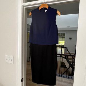 Diane Von Furstenburg mock neck sleeveless dress - size 4